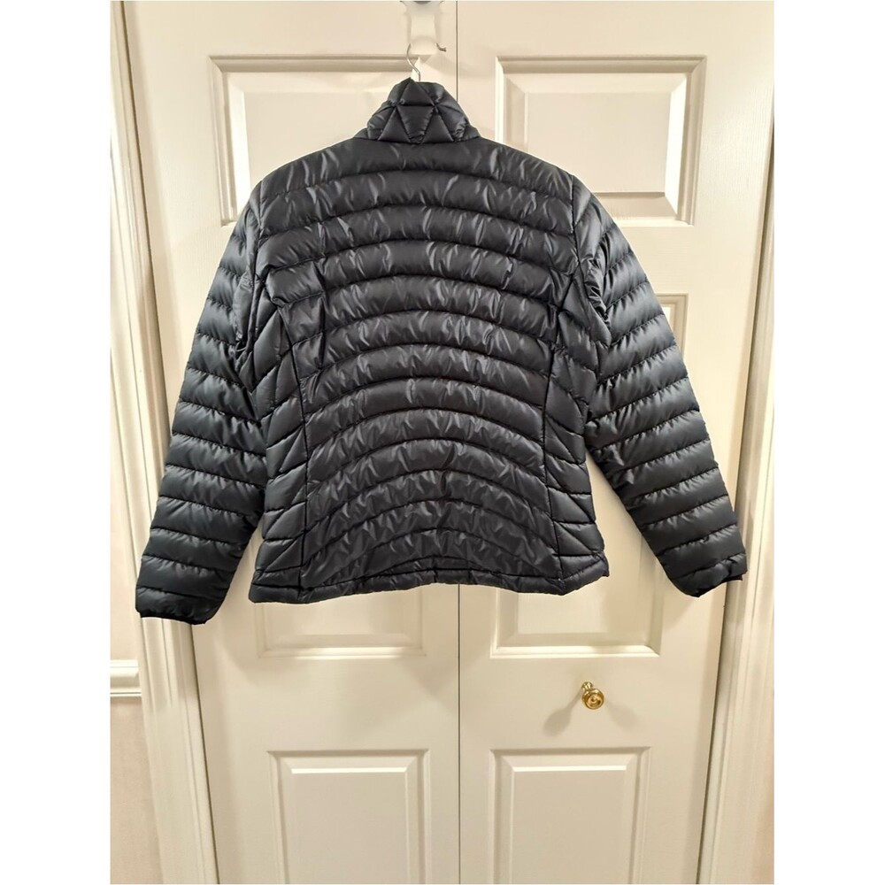Patagonia Women's Down Sweater Jacket M Black 2008 Full Zip Goose Down Puffer - Picture 5 of 15
